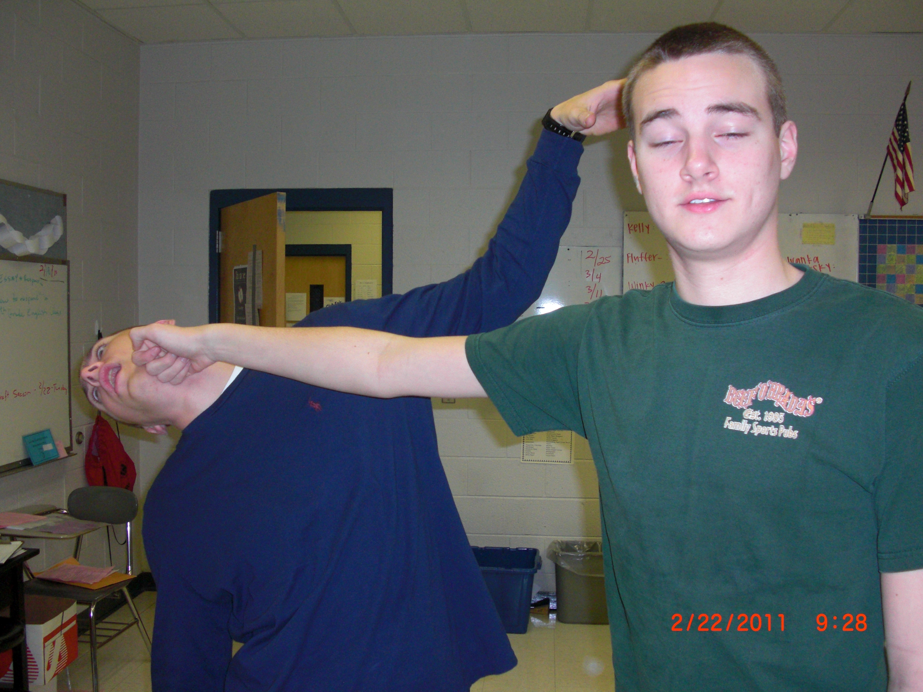 Freshmen anger senior staff writer, cause fight, resolution, learning experience, success!