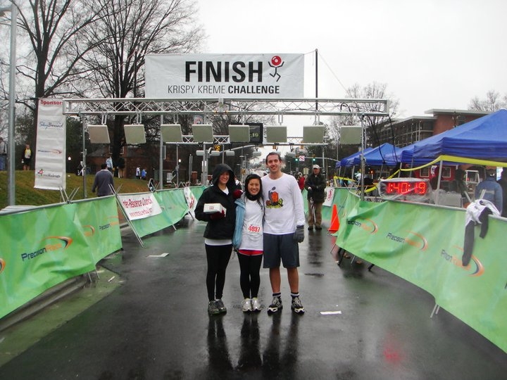 Leesville students participate in Krispy Kreme Challenge