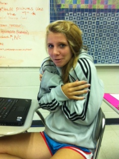 Students frozen solid in the first week of school