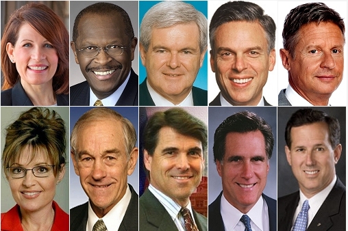 The candidates reach out to students