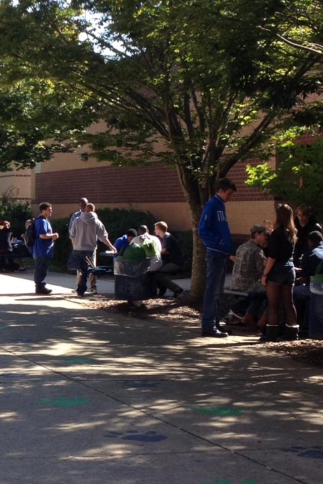 New PASS courtyard encourages on-campus lunches