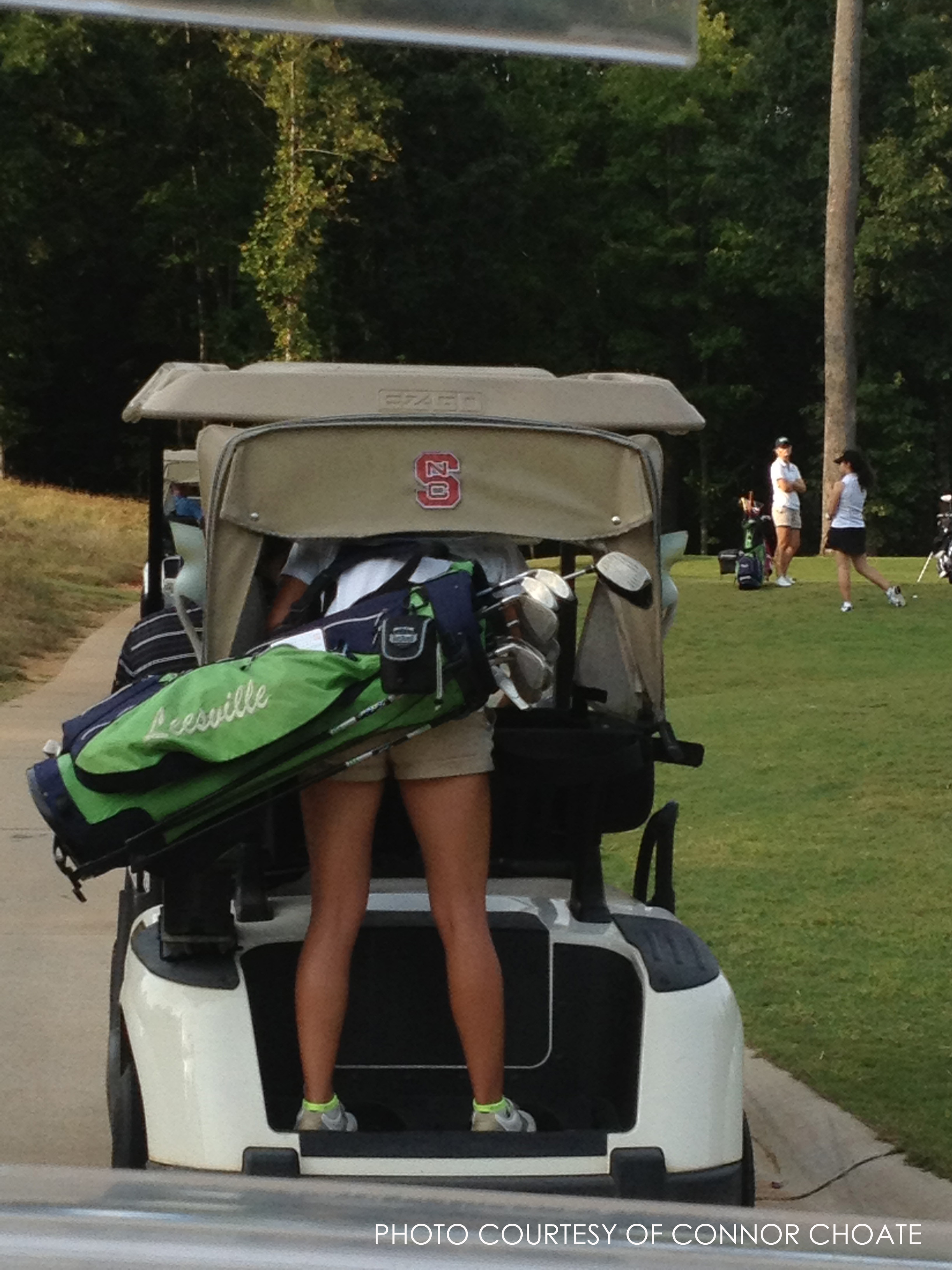 The women’s golf trio