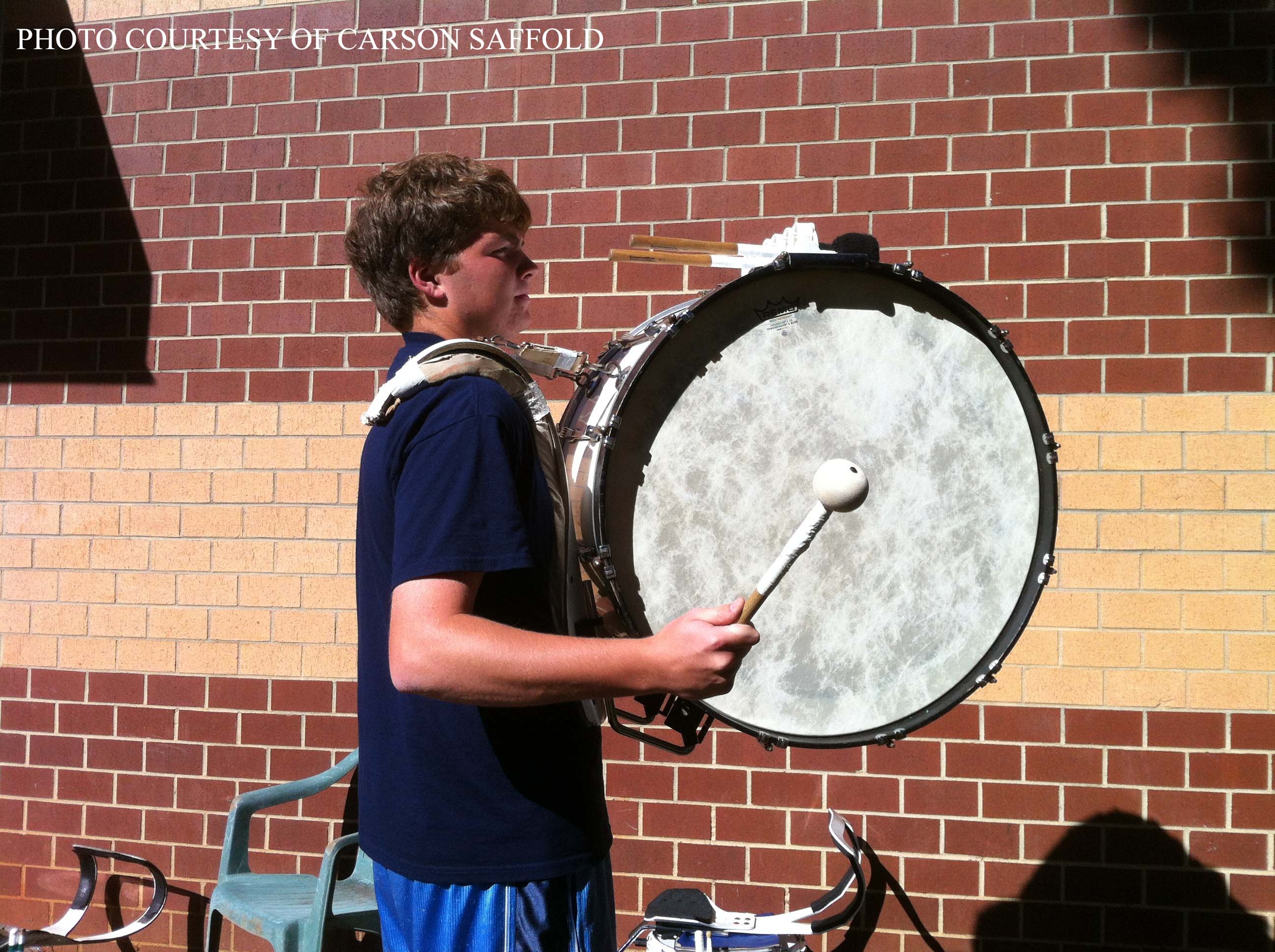 To the beat of a drum