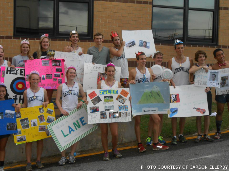 Leesville XC team celebrates senior night with victory