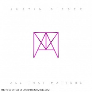 The album artwork for Bieber’s latest single “All That Matters” is simplistic yet meaningful like the song itself. “I worked so hard on this song in the studio - trying to put [my] feelings into music was extremely important to me. I'm happy to share it with [my fans],” said Bieber on his website.