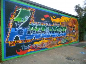 The senior wall is defaced by what appears to Millbrook High School students. The vandalism is similar to that of the 2010 school year.