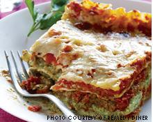 Vegan lasagna is one of the many “alternative therapies” offered at Remedy Diner. Though they do not accept reservations, the full bar offers a great place to wait for a table.
