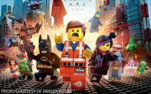 The movie poster for The Lego Movie depicts some of the havoc the characters face. In addition to the all-star voice cast, other popular actors and actresses, such as Channing Tatum and Jonah Hill, make small voice cameos throughout the movie. 