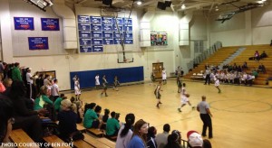 Leesville passes the ball around in the offensive zone during the third quarter of Tuesday's 74-58 win.