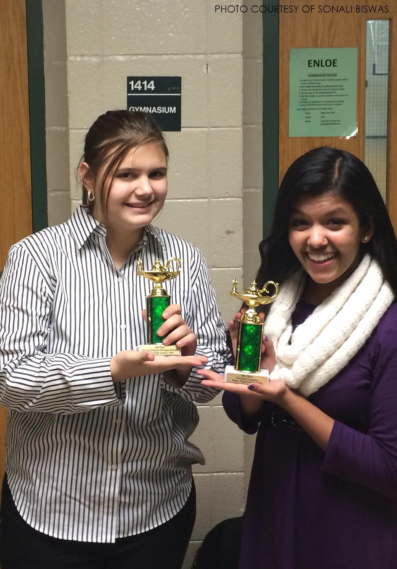 Leesville speech and debate debuts at Enloe tournament