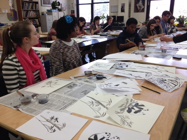 Exceptional art students learn Eastern culture