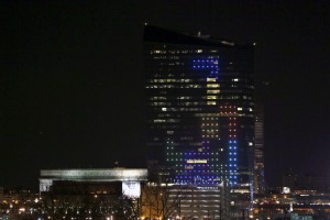 This 29-story Tetris designed by Frank Lee was “a way of uniting the city of Philadelphia,” Lee said in a Slate article. The Guinness Book of World Records is very seriously considering him as creating the largest game of Tetris. 