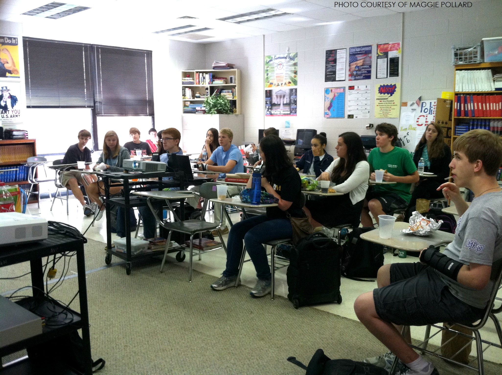 Political Club opens up lively discussion