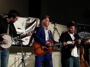 Jim Lauderdale, an American country and bluegrass singer, performs onstage Saturday, October 4, at the City Plaza Stage. Lauderdale, born in North Carolina, is well-known and well-loved for his music, and even more famous for his songwriting abilities. 