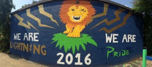 Seniors complete senior wall