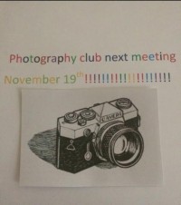 Photography club takes first snapshot