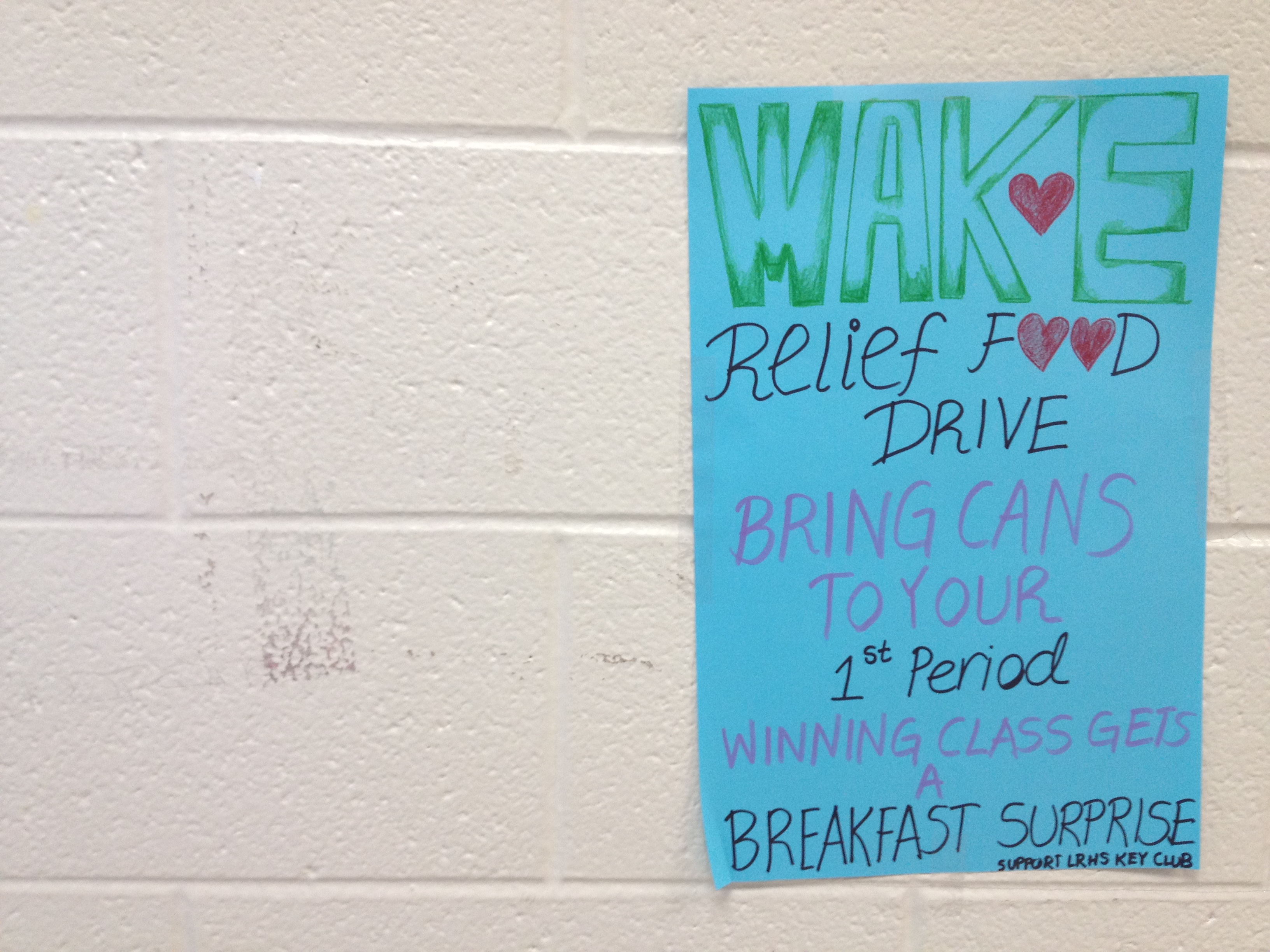 Wake Relief Food Drive