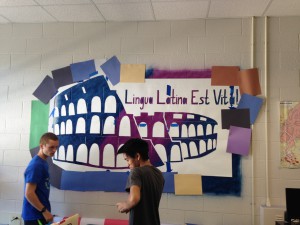 AP Latin students make art