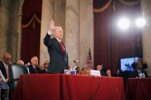 Since his election in November, Trump has been making decisions regarding his new cabinet. Pictured here is the swearing in of Attorney General Jeff Sessions. (Photo used with permission from the Office of the President-Elect)