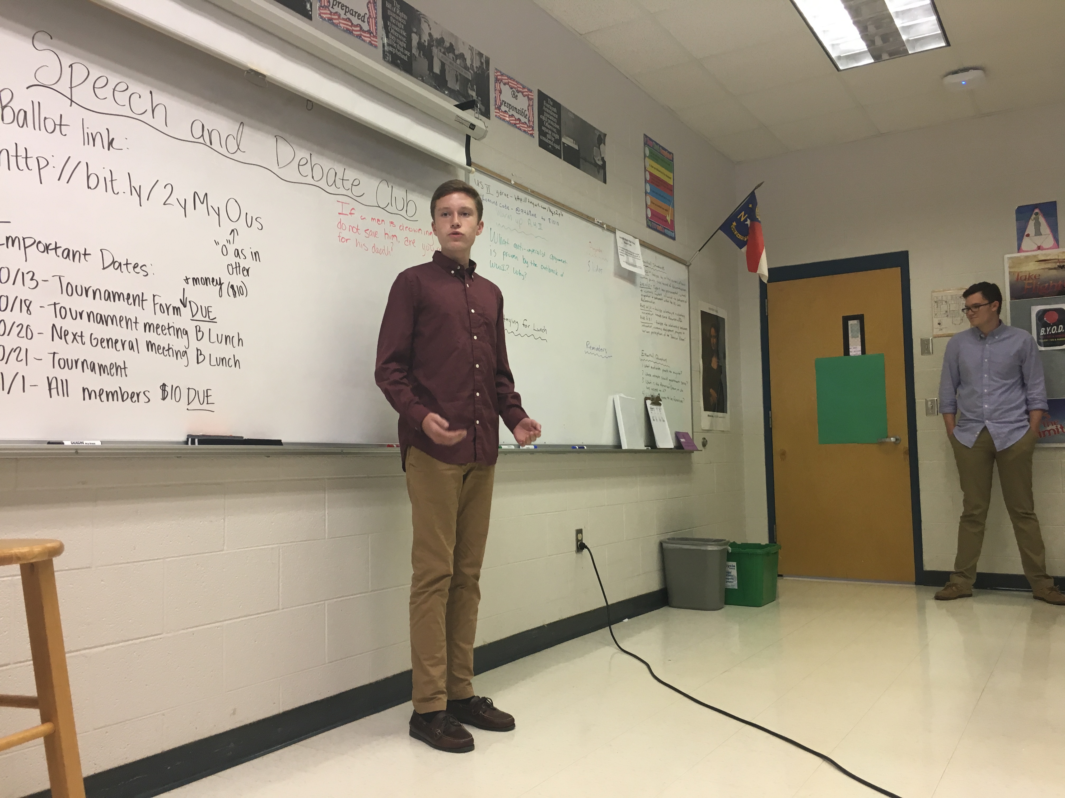 Speech and Debate Club Holds Elections