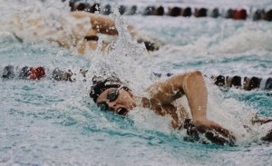 Grace Newton, junior, has been on the varsity team for three years and won states for 200 free-style relay.