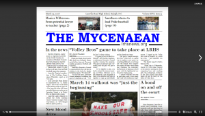 The Mycenaean Spring 2018 print issue