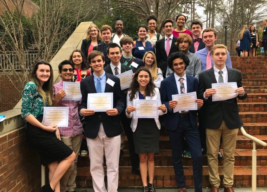 Leesville’s MUN team argues their way to the podium