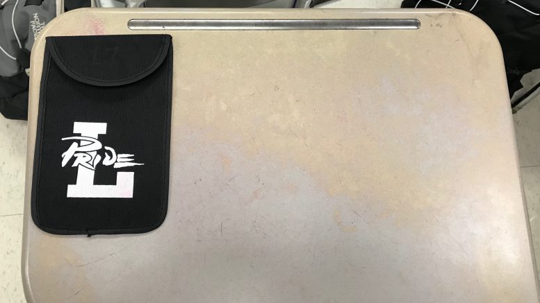 Teachers V Students Leesville S New Phone Pouches The Mycenaean The Signal Blocking Pouches Have Been Adhesively Attached To Each And Every Leesville Road High School Desk A Pouch Will Be Alloted
