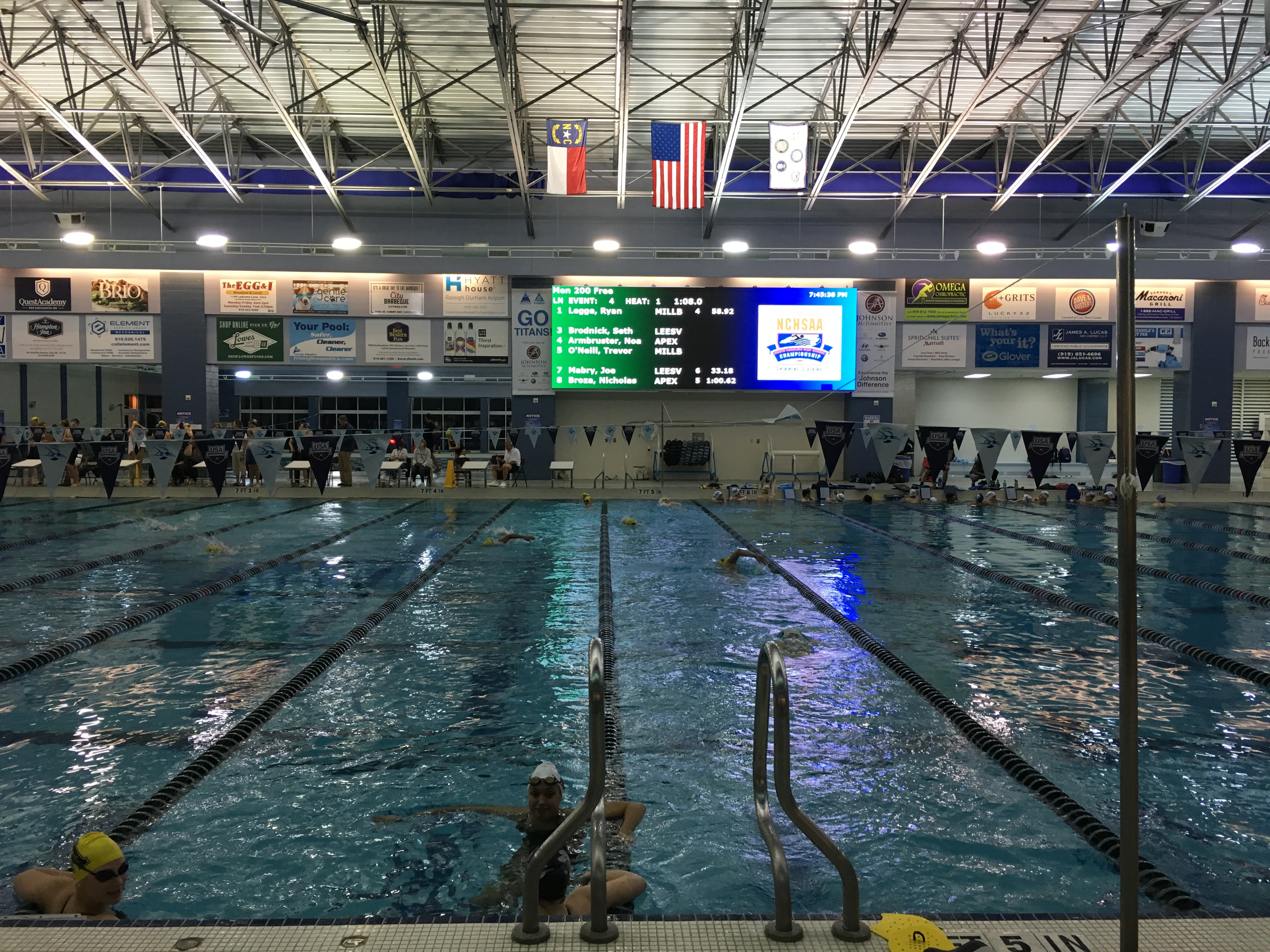 The Leesville Road High School Swim Team Continues to Dominate North Carolina High School Swimming.