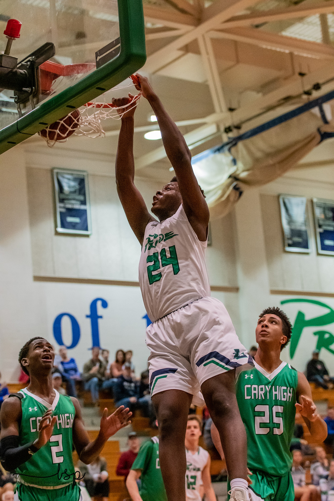 Pride Basketball cruises past Cary High