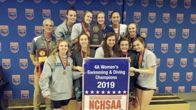 Leesville girls swim and dive captures first state title in 23 years