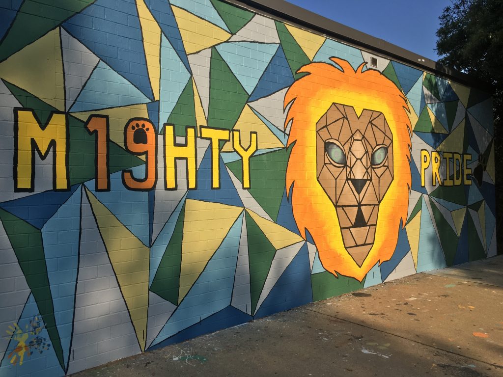 The minds behind the 2020 Leesville Mural The Mycenaean