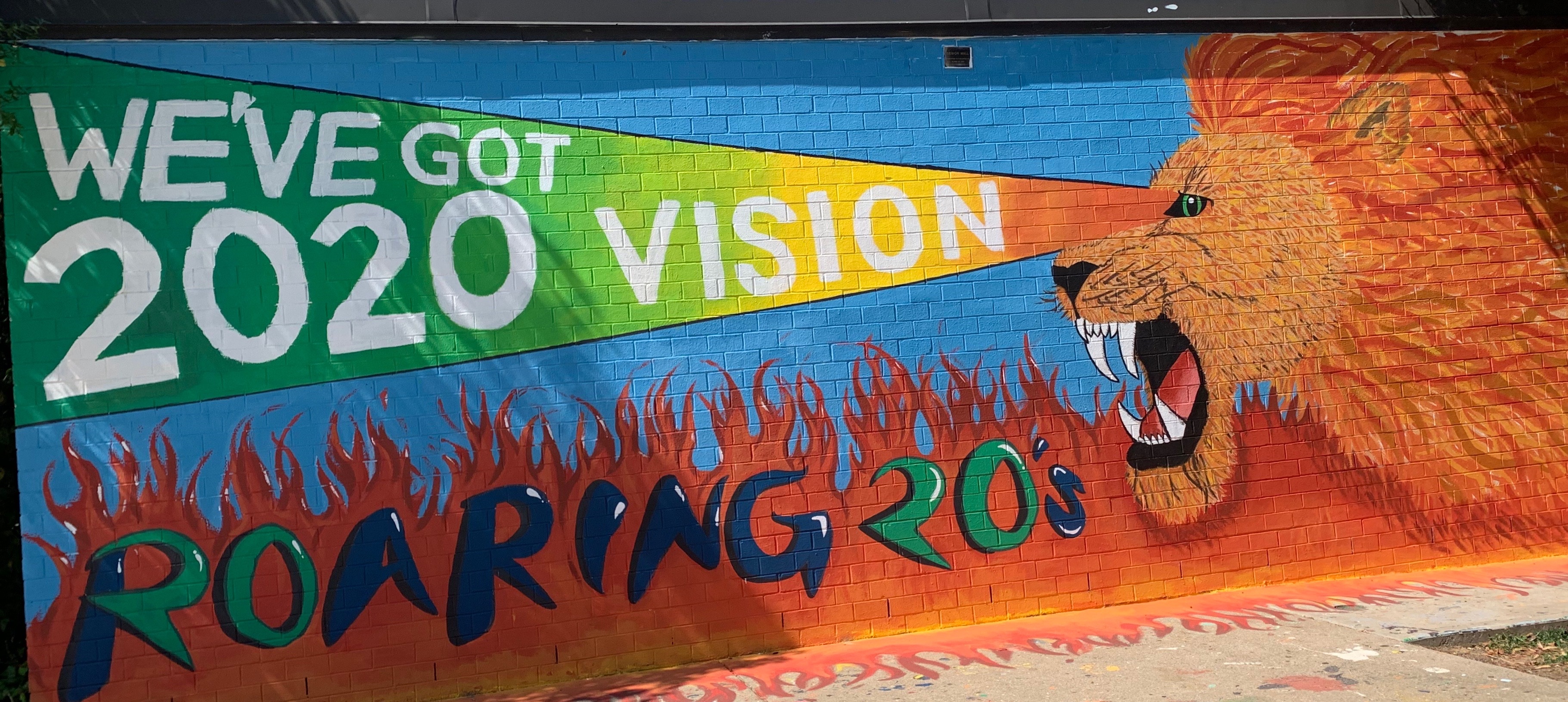 How the senior wall was created