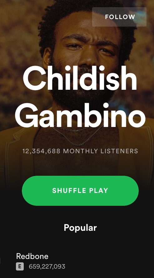 A reflection on the discography of Donald Glover