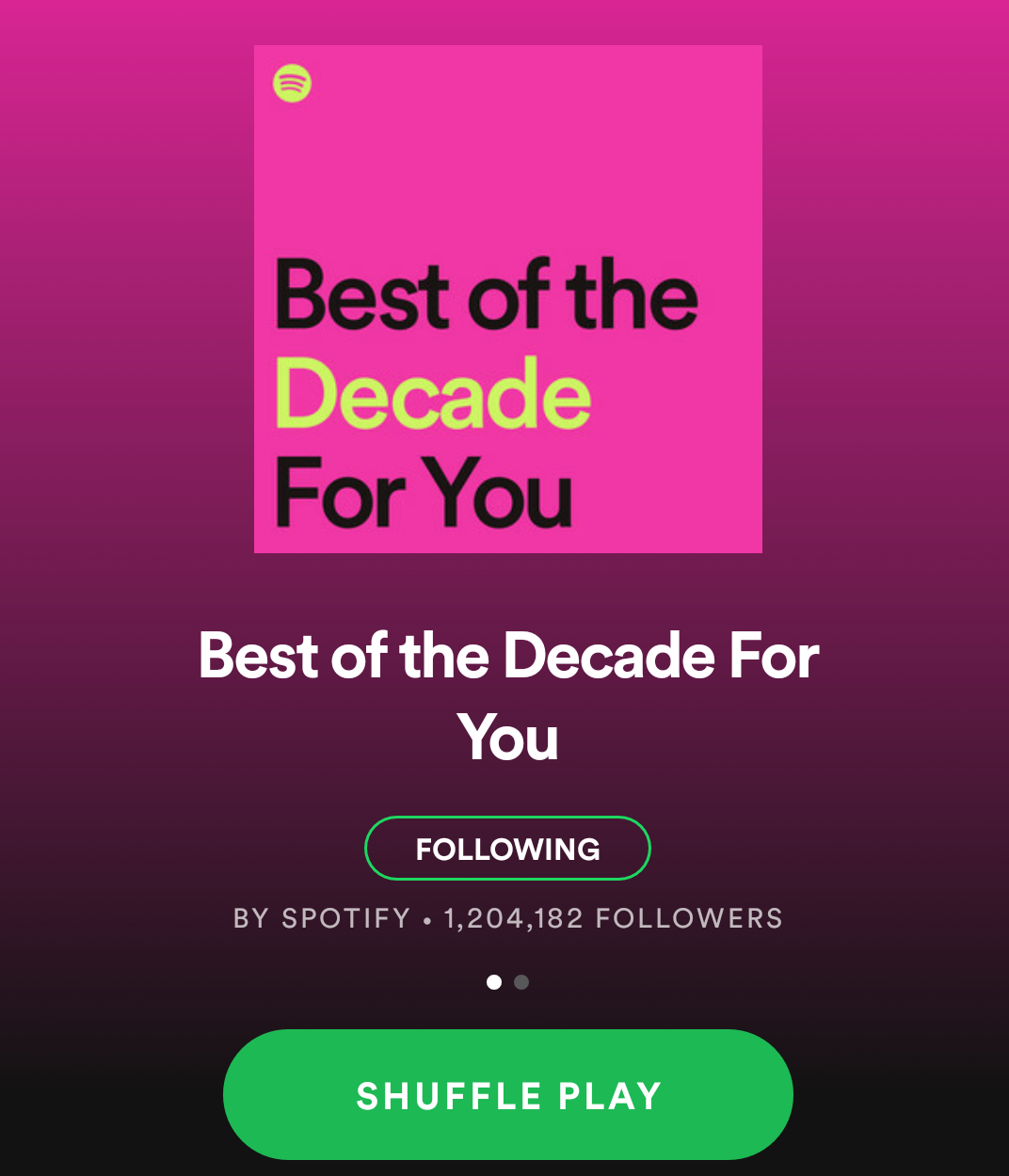 The decade in music