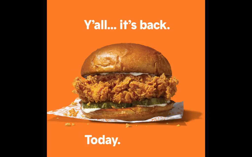The Return of the Popeyes Chicken Sandwich The Mycenaean