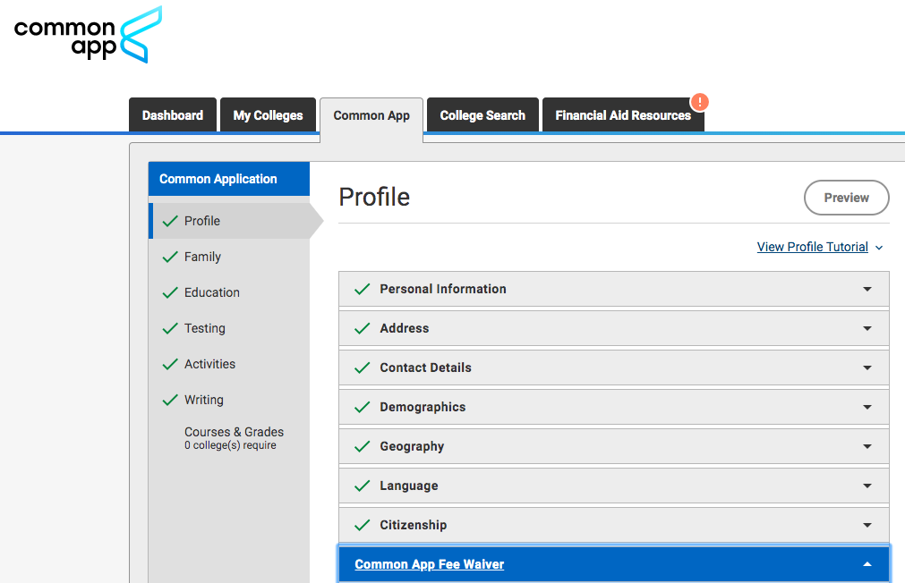 College Applications