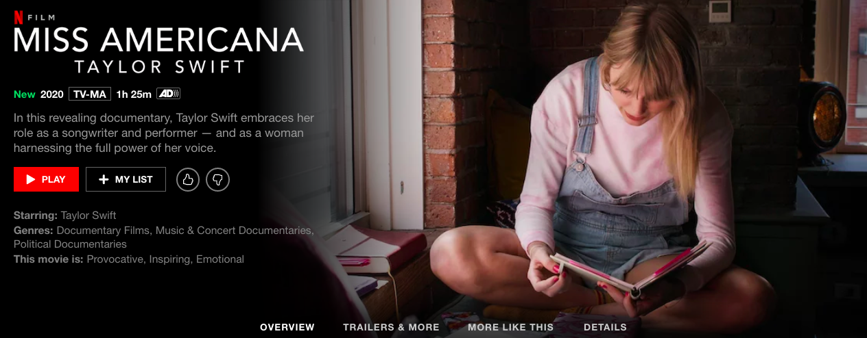 Taylor Swift: Miss Americana Review