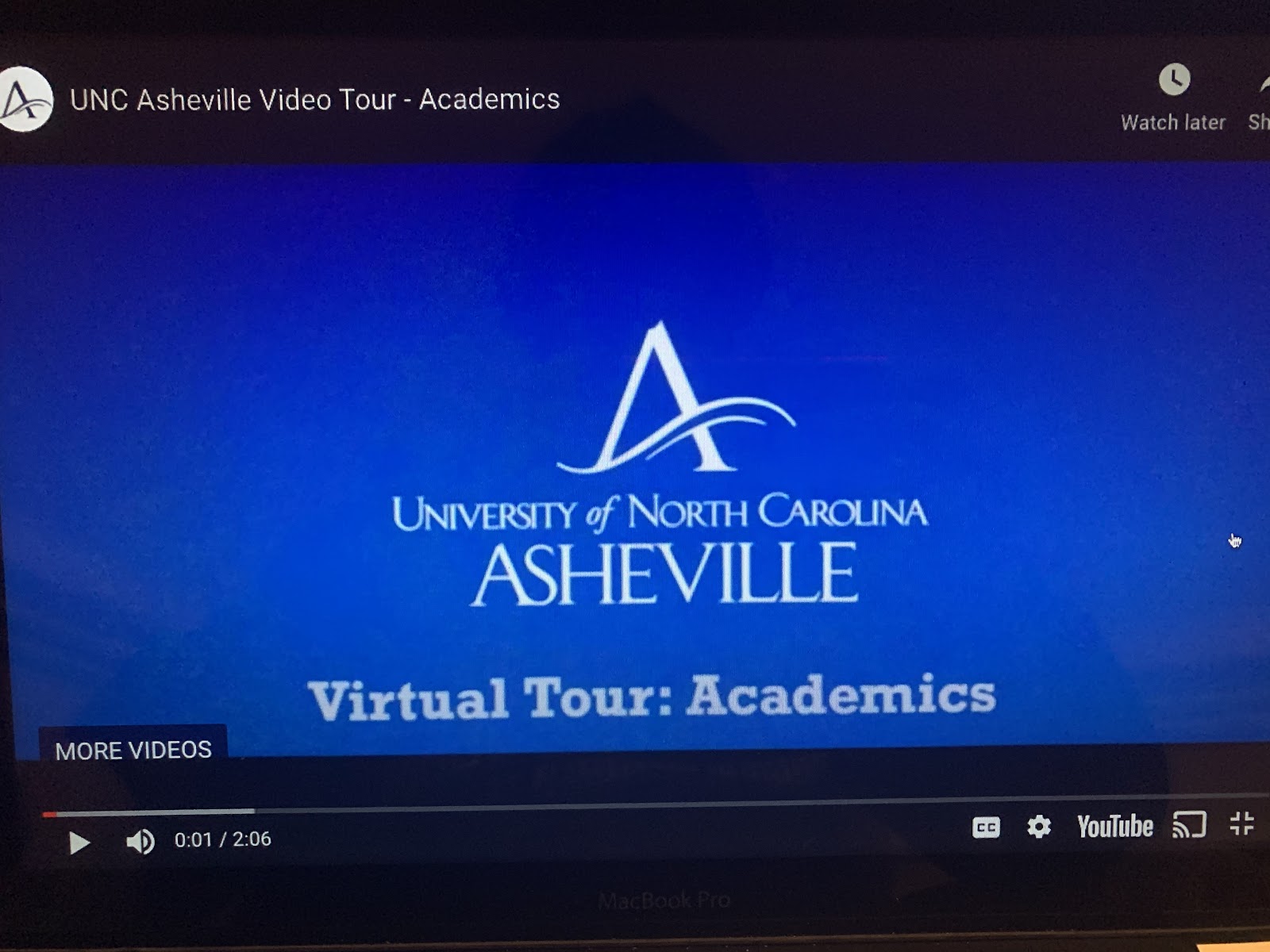 College Tour Series: UNC Asheville
