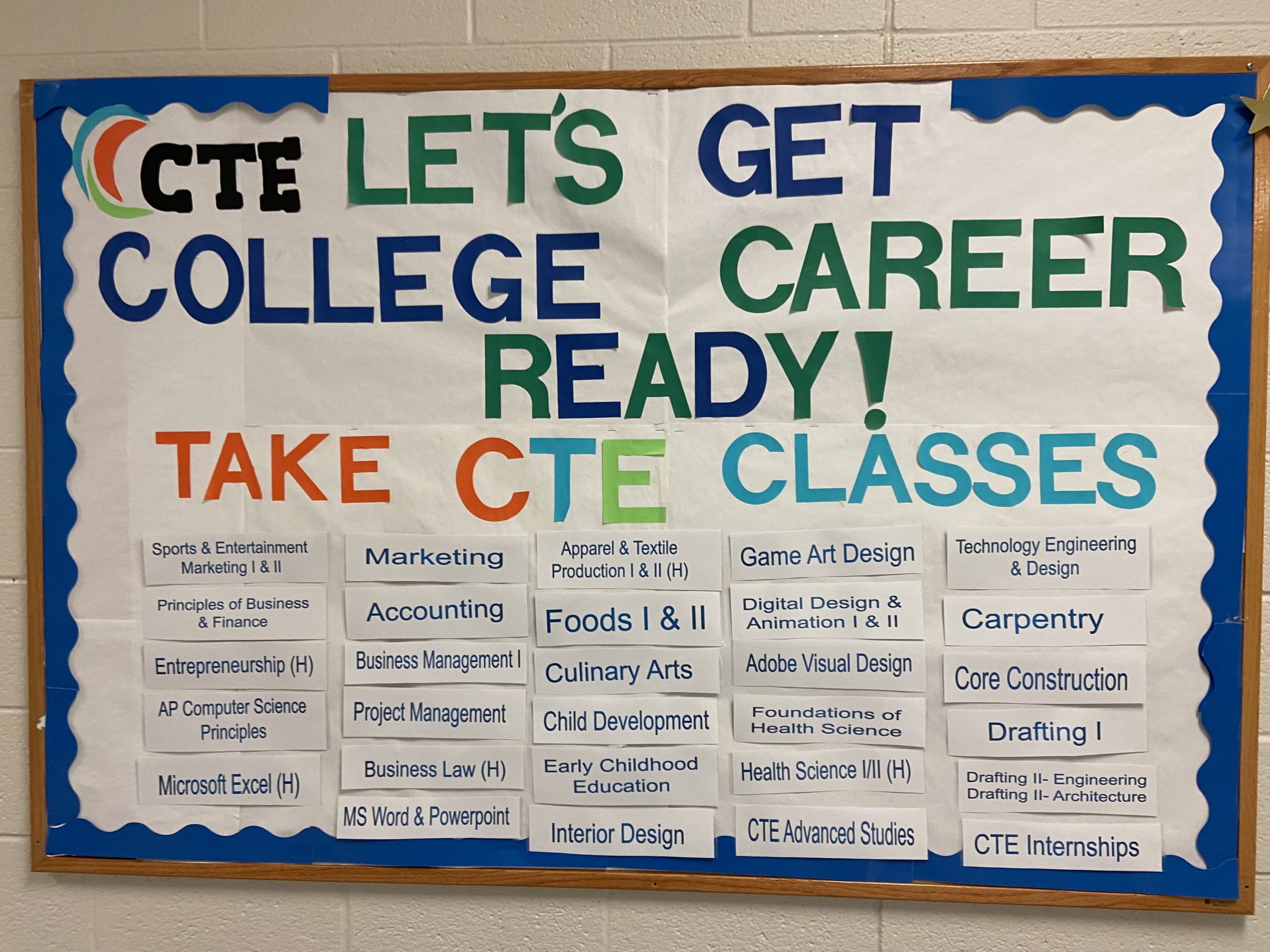 CTE Courses- Leading To Their Career Path