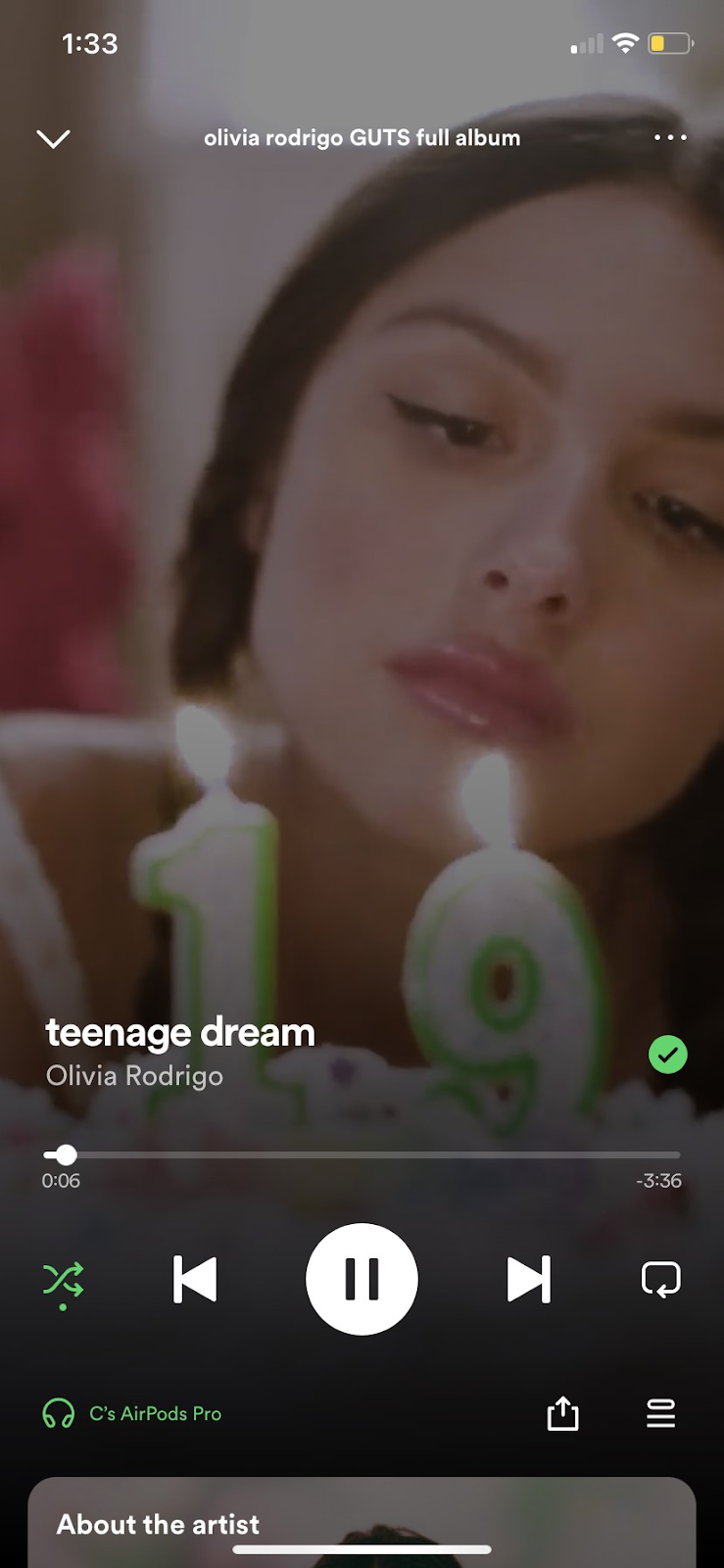 From SOUR to GUTS: An Analysis of the Evolution of Olivia Rodrigo