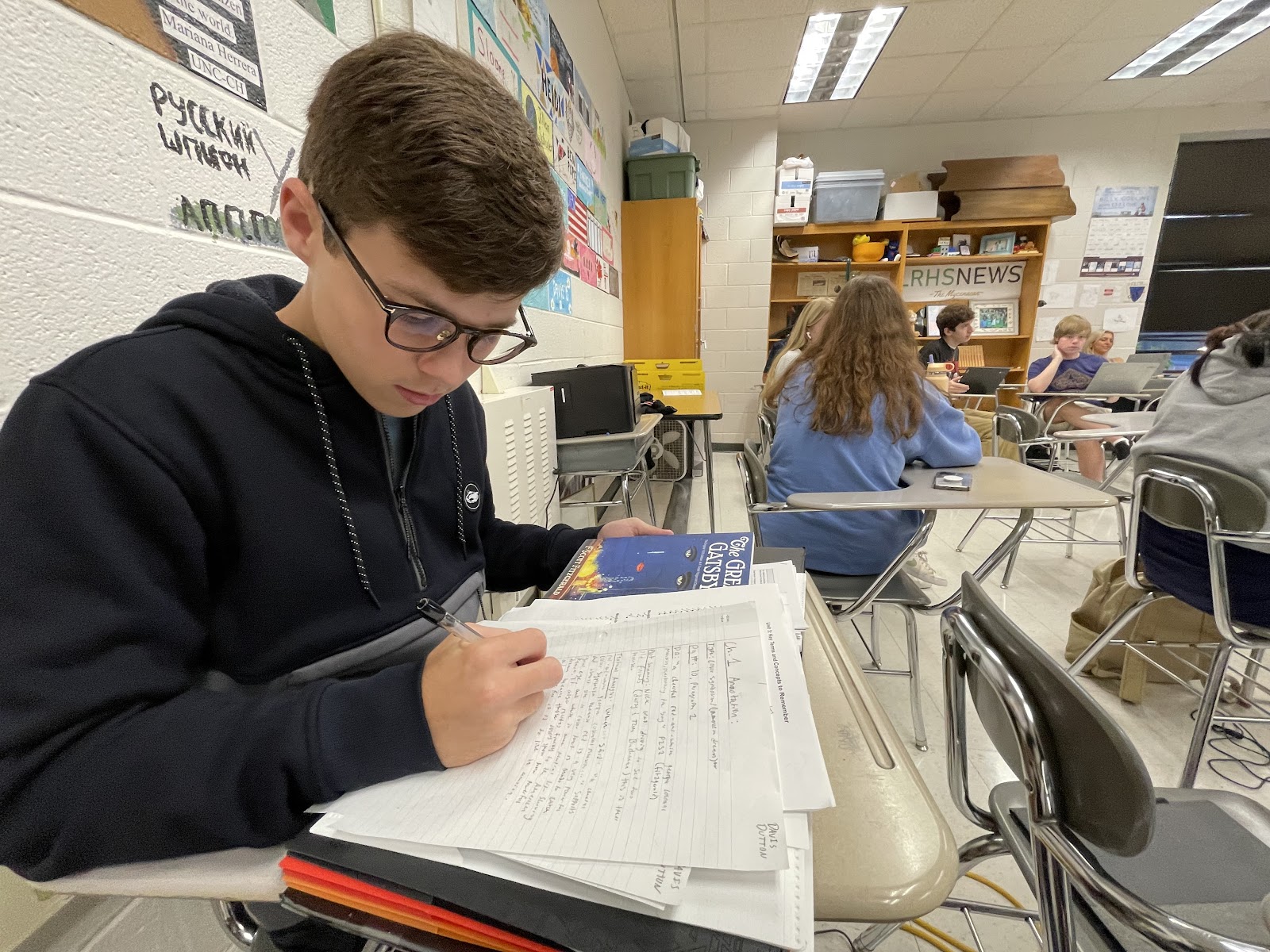 Wake County gives out mid assessment for “The Great Gatsby”
