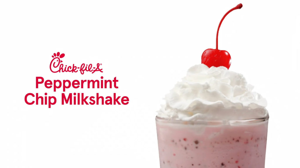 ChickfilA’s Peppermint Chip Milkshake Review The Mycenaean