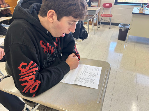 Students Receive Their PSAT