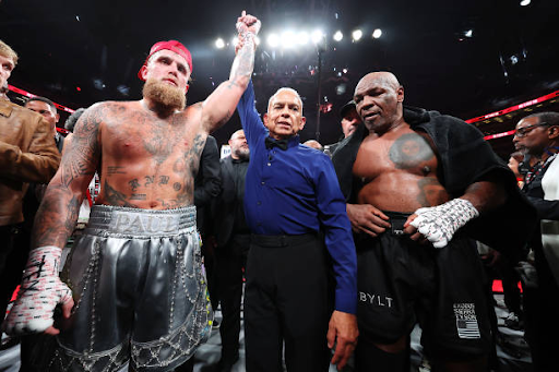 What happened in the mike tyson vs. jake paul fight?