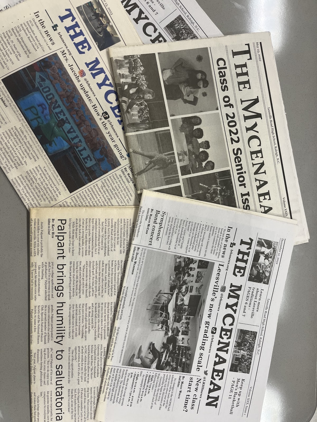 Leesville’s Mycenaean publishes its first print issue