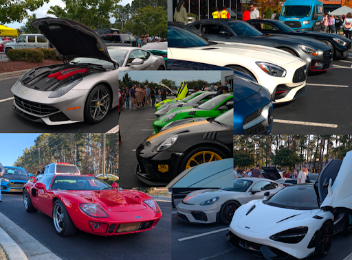the Morrisville cars and coffee events