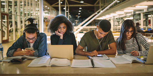 How are Leesvile students preparing for fall semester finals?
