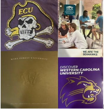 Comparing Universities: ECU, Wake Forest, WCU, and UNCW