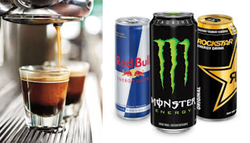 Coffee vs. energy drinks